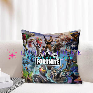 Themed Cushion Collection: Fortnite Polyester Cushion Cover - 45cm x 45cm