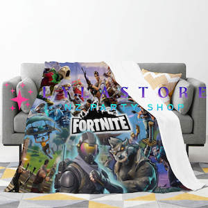 Cozy Kids Soft Blanket Collection: Fortnite Flannel Blanket - Perfect for Snuggling