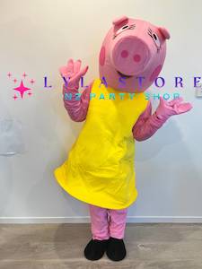 Mascot Costume Hire For Parties Auckland: Peppa Pig Mummy Mascot Costume Hire in Auckland NZ