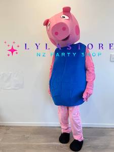 Mascot Costume Hire For Parties Auckland: Peppa Pig George Mascot Costume Hire in Auckland NZ