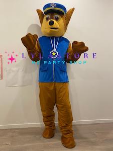 Mascot Costume Hire For Parties Auckland: Paw Patrol Chase Mascot Costume Hire in Auckland NZ