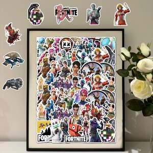 50Pcs Fortnite Sticker Set - Perfect for Parties and Birthdays