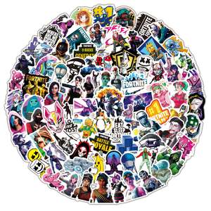 100Pcs Fortnite Sticker Set - Perfect for Parties and Birthdays