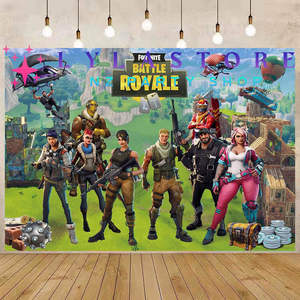 Fortnite Birthday Party Backdrop | Banner - 11