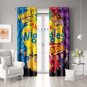 bed: The Wiggles Blackout Curtains - Set of 2 | Kids Bedroom Décor