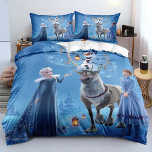 bed: Frozen Duvet Cover Set | Single & Double Princess Bedding