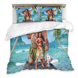 Moana Duvet Cover Pillow Case Set - Perfect for Kids Bedroom