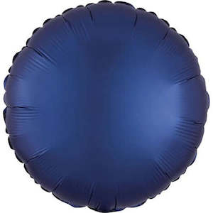 Shapes: Foil Balloon Satin Luxe - Matte Metallic Blue