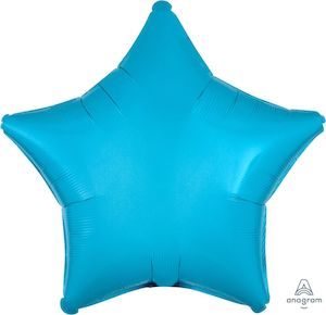 Shapes: Foil Balloon Caribbean Blue Star
