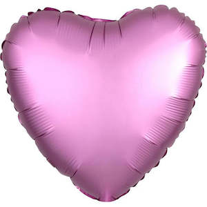 Shapes: Foil Balloon Satin Luxe Flamingo Heart
