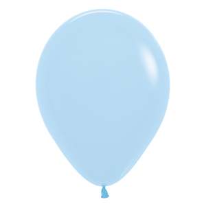 Balloon Single Matte Pastel Blue