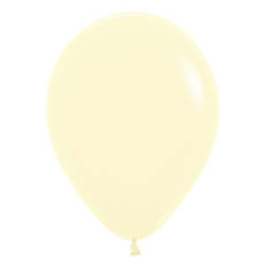 Balloon Single Matte Pastel Yellow
