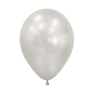 Standard Colours: Balloon Single Silk Oyster White