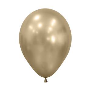 Balloon Single Silk Gold Dust