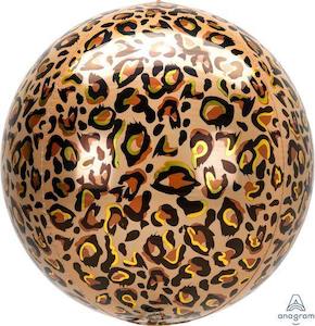 Balloon Orbz 16" Cheetah Print