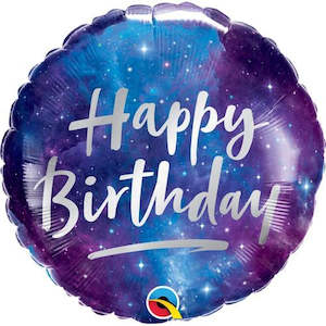 Foil Balloon 18" Birthday Galaxy