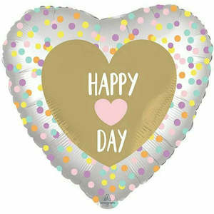 Other Messages: Balloon Foil 18" Happy Heart Day