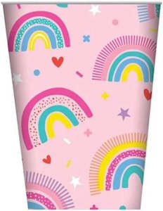 Rainbow Cups 8pk 250ml