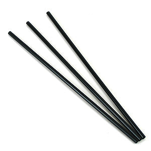 Cocktail Accessories: Paper Cocktail Straws 250pk Black 13cm