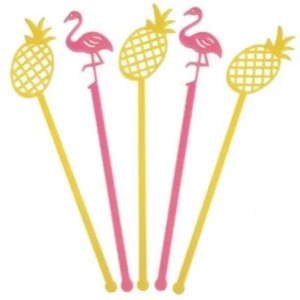 Cocktail Accessories: Tropical Drink Stirrers 10PK
