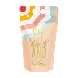 Cocktail Accessories: Colourful Drink Pouches 4pk