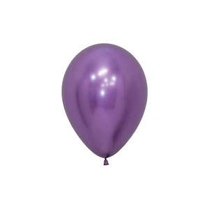 Pack Of 25: Quality Balloons 25pk, Metallic Violet Purple