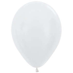 Quality Balloons 100pk, Pearl White