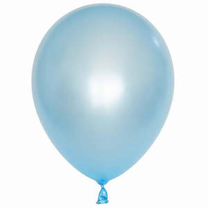 100 Packs 1: Quality Balloons 100pk, Pearl Blue