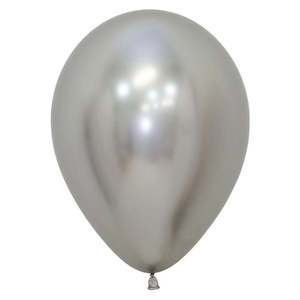 Quality Balloons 100pk, Metallic Silver