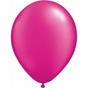 Quality Balloons 100pk, Metallic Magenta Pink