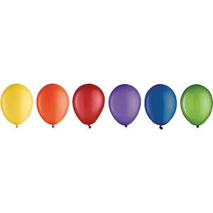 100 Packs 1: Quality Balloons 100pk, Assorted colours
