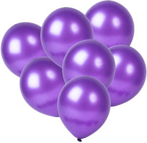 Party Balloons 15pk Purple