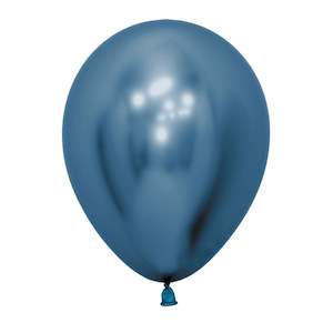 Metallic Blue Balloons - 12pk