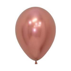 Metallic Rose Gold Balloons - 12pk