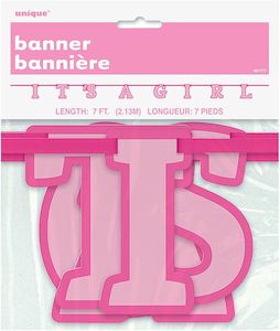 Banners: Hanging Banner - It's a girl