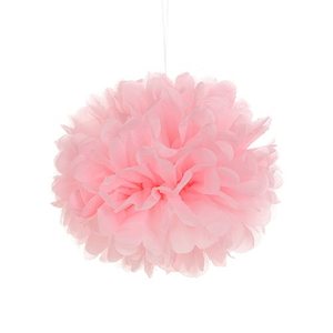 Puff Balls Honeycomb: Tissue Paper Pom Pom 40cm - Pale Pink