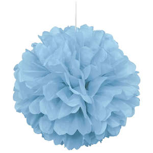 Tissue Paper Pom Pom 40cm - Pale Blue