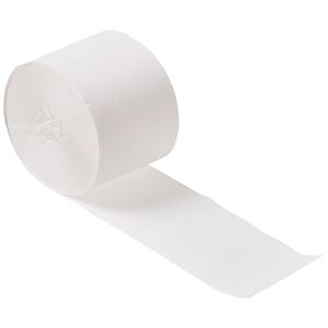 Crepe Streamers 24m White 2pk