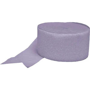 Crepe Streamers 24m Lavender 2pk