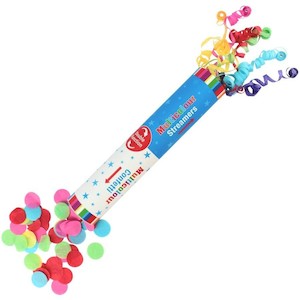 Confetti & Streamer Throw Stick - Double Function