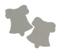 Scatters: Scatter Confetti Bells Silver