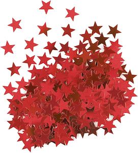 Scatters: Scatter Confetti Star Small Red