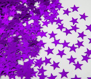 Scatters: Scatter Confetti Star Small Purple