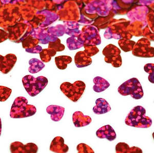 Scatter Confetti Heart - Pink & Red