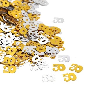 Scatters: Scatter Confetti 50 Gold/Silver