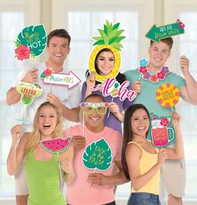 Backdrops: Aloha Photo Booth Props