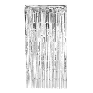 Backdrops: Foil Fringe Curtain Silver 910mm x 2.4m