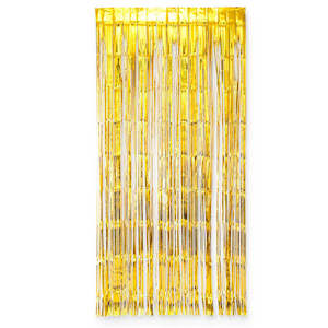 Backdrops: Foil Fringe Curtain Gold 910mm x 2.4m
