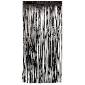 Slit Foil Curtain Black 910mm x 2.4m