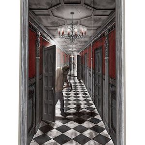 Backdrops: Halloween - Gothic Mansion Hallway